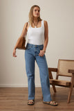 Ceres Life - Sydney Straight Leg Jean - Vintage Blue