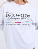 Foxwood - Coded Long Sleeve Tee - White
