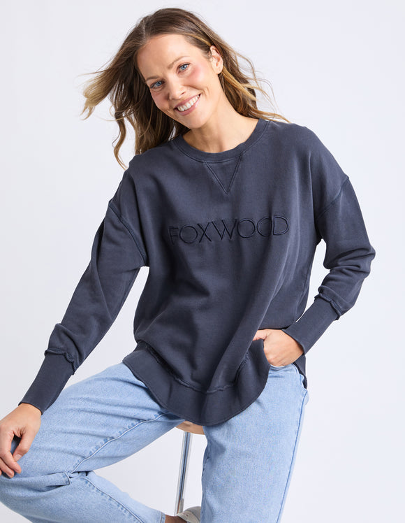 Foxwood - Simplified Crew - Washed Navy