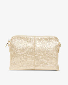 Elms + King - Bowery Wallet - Light Gold Crinkle