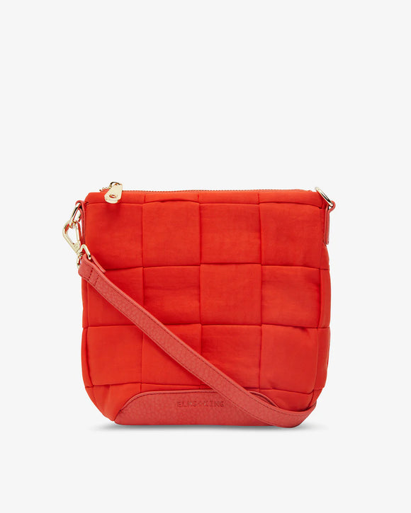 Elms + King - Boston Crossbody Bag - Red