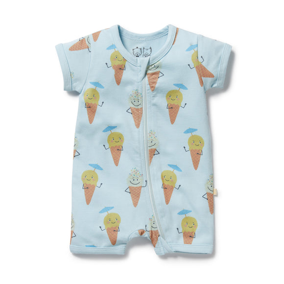 Wilson & Frenchy - Frosty Fruits Organic Boyleg Zipsuit