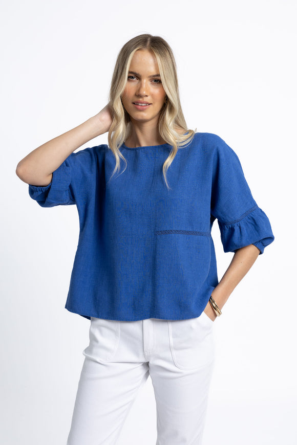 Humidity - Millie Top - Royal Blue