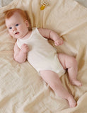 Purebaby - Rib Bodysuit 2 Pack - Wheat Pack