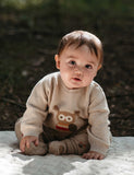 Purebaby - Magical Forest Jumper - Oatmeal Melange