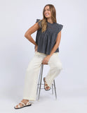 Foxwood - Adelyn Top - Charcoal