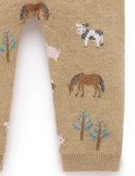 Purebaby - On The Farm Leggings - Farm Jacquard