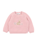 Bebe - Fern Bunny Organic Knitted Jumper - Blossom
