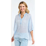 365 Days - Cha Cha Frill Shirt - Powder Blue