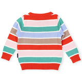 Korango - Striped Knit Sweater - Brown