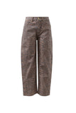 Ceres Life - Harper Barrel Jeans - Leopard