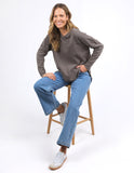 Foxwood - Jayne Throw On - Stone Grey