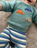 Purebaby - Woodland Jumper - Duck Egg Melange