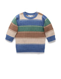 Purebaby - Forest Striped Jumper - Forest Stripe