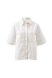 Ceres Life - Noa Short Sleeve Shirt - Fresh Ecru