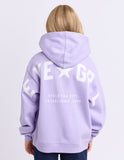 Eve Girl - Performance Hoodie - Purple & White