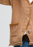LD & Co - Collared Cardi - Camel