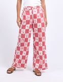 Foxwood - Biarittz Pant - Crimson Print