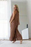 Eadie Lifestyle - Arana Linen Pants - Clay