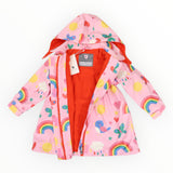 Korango - Spring Rainbow Raincoat - Pink