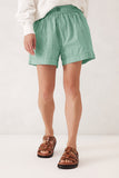 Ceres Life - The Lounge Shorts - Kelly Green White Stripe