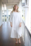 Easier Lifestyle - The Malle Linen Dress - White