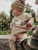 Purebaby - On The Farm Leggings - Farm Jacquard