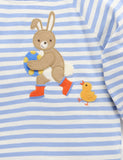 Purebaby - Easter Egg Thief Tee - Pond Stripe