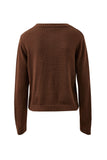Ceres Life - Nelly Long Sleeve Knit Cardi - Chocolate