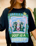 Foxwood - Lucky Star Tee - Washed Black