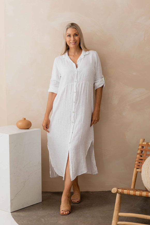 The Italian Cartel - Kylie Dress - White