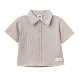 Cracked Soda - Freddie Linen Shirt - Pebble