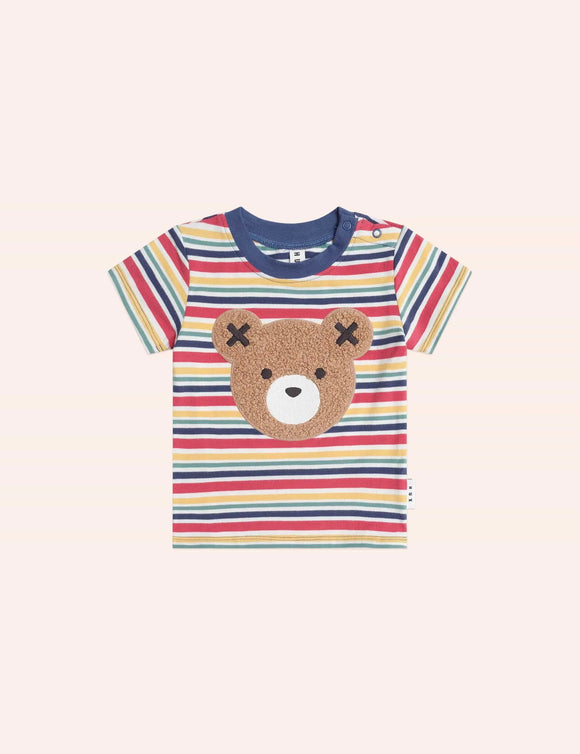 Huxbaby - Furry Huxbear Vintage Stripe Tee