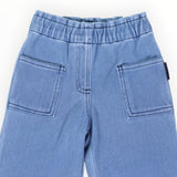 Korango - Soft Straight Legged Denim Pants - Light