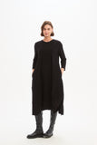 Tirelli - Overlay Panel Knit Dress - Black