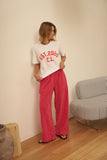 Ceres Life - The Lounge Pant - Textured Red Check