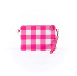 Liv & Milly - Capri Small Crossbody Bag - Pink & White Gingham