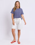 Foxwood - Hutch Stripe Tee - Navy / White Stripe