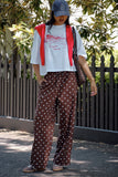 Ceres Life - Resort Pant - Chocolate Polka Dot