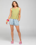Boom Shankar - Hara Top Reversible - Capri Peach/Tangerine