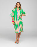 Boom Shankar - Maui Shirt Dress - Capri Peach