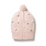 Wilson & Frenchy - Pink Knitted Bauble Hat