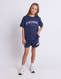 Eve Girl - Motion Tee - Navy/Lilac