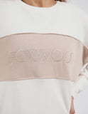 Foxwood - Simplified Tonal Crew - Vintage White