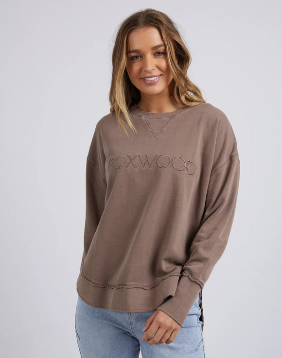 Foxwood - Simplified Crew - Chocolate Brown