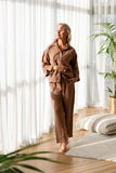 Eadie Lifestyle - Fundamental Linen Shirt - Clay