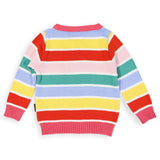 Korango - Striped Knit Sweater - Yellow