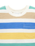 Purebaby - Striped Relaxed Tee - Mexican Stripe