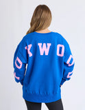 Foxwood - Interval Crew - Cobalt / Neon Pink