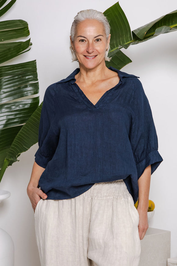 The Italian Cartel - Comme Top - Navy